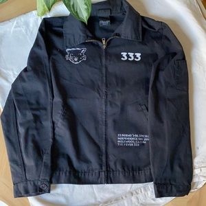 Dickies Black Canvas Jacket Fever 333 Medium Mens